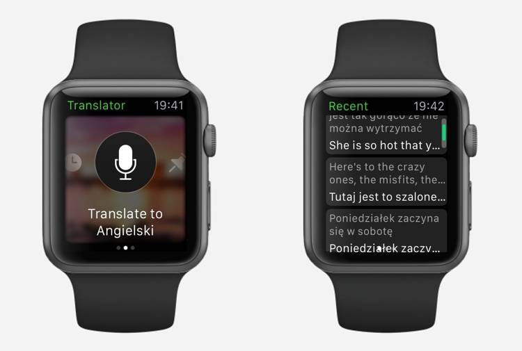 Microsoft Translator Apple Watch